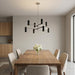Myhouse Lighting Generation Lighting - GLC2068BNE - Eight Light Chandelier - Zentro - Brushed Nickel