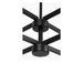 Myhouse Lighting Generation Lighting - GLC2068MBKE - Eight Light Chandelier - Zentro - Midnight Black