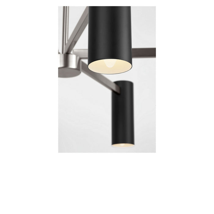 Myhouse Lighting Generation Lighting - GLC2055BN - Five Light Chandelier - Zentro - Brushed Nickel