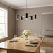 Myhouse Lighting Generation Lighting - GLC2055BNE - Five Light Chandelier - Zentro - Brushed Nickel