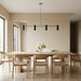 Myhouse Lighting Generation Lighting - GLC2074BN - Four Light Linear Chandelier - Zentro - Brushed Nickel
