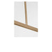 Myhouse Lighting Generation Lighting - GLC2074SBE - Four Light Linear Chandelier - Zentro - Satin Brass