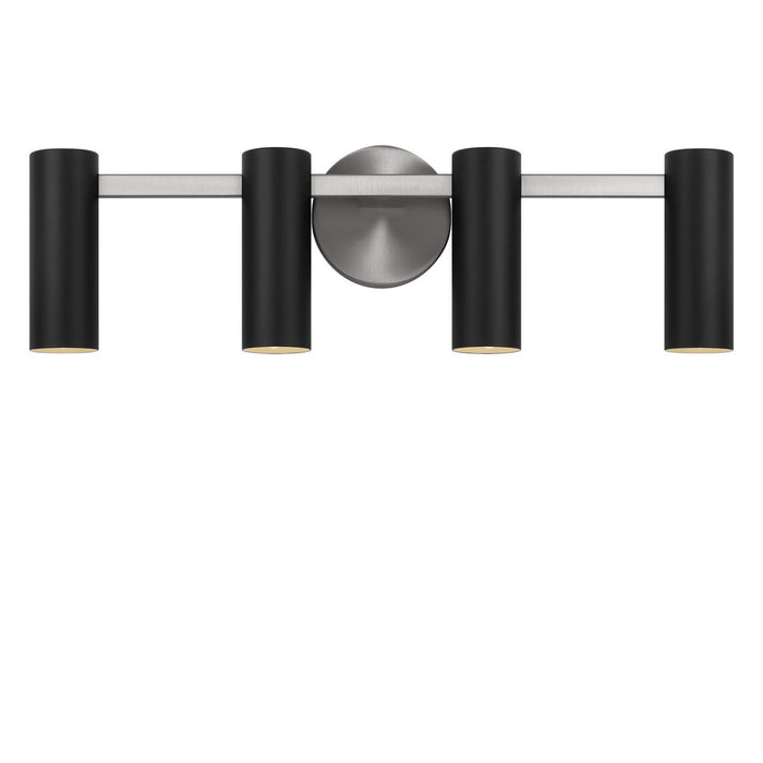 Myhouse Lighting Generation Lighting - GLV2084BN - Four Light Vanity - Zentro - Brushed Nickel