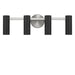 Myhouse Lighting Generation Lighting - GLV2084BNE - Four Light Vanity - Zentro - Brushed Nickel