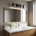 Myhouse Lighting Generation Lighting - GLV2084MBKE - Four Light Vanity - Zentro - Midnight Black