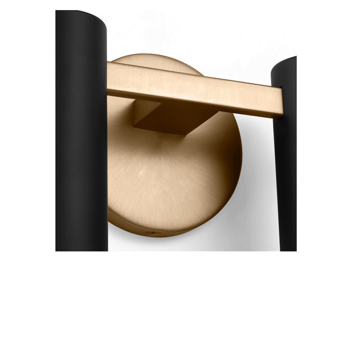 Myhouse Lighting Generation Lighting - GLV2084SBE - Four Light Vanity - Zentro - Satin Brass