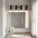 Myhouse Lighting Generation Lighting - GLV2084SBE - Four Light Vanity - Zentro - Satin Brass