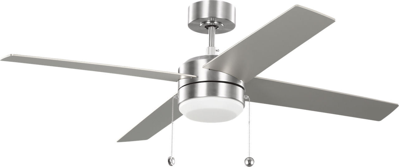 Myhouse Lighting Generation Lighting - 4LNI52BSAWD - 52" Ceiling Fan - Loni - Brushed Steel