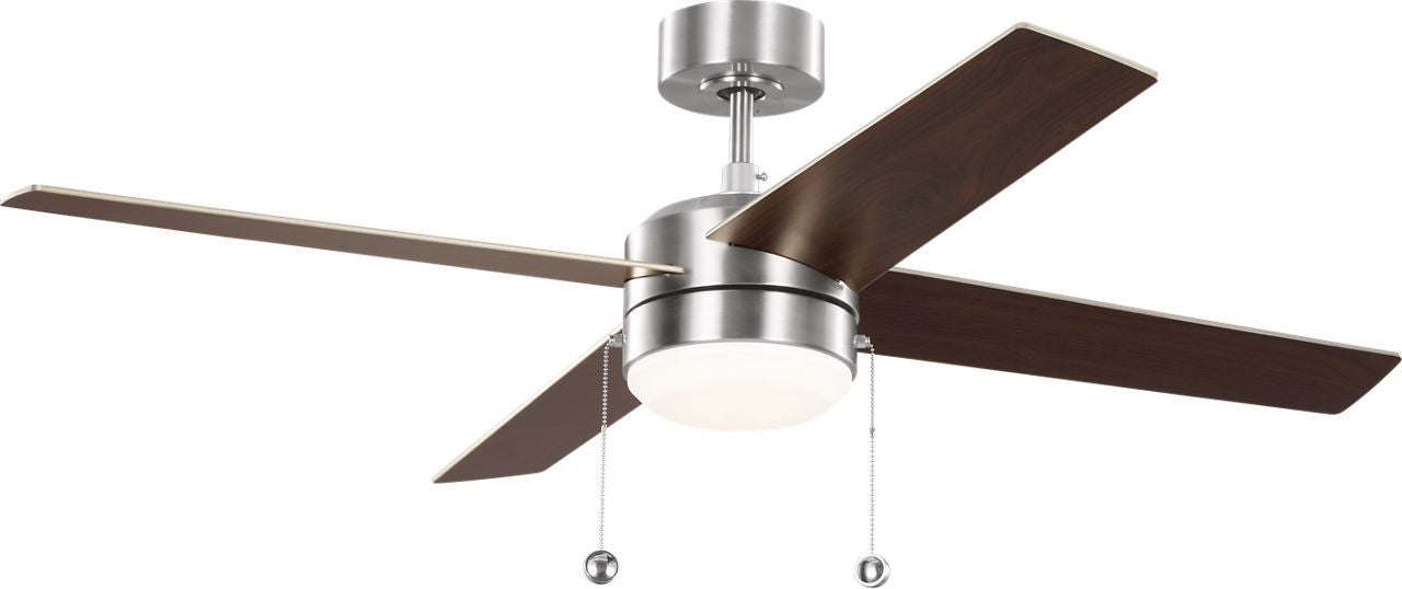 Myhouse Lighting Generation Lighting - 4LNI52BSAWD - 52" Ceiling Fan - Loni - Brushed Steel