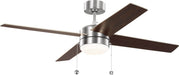 Myhouse Lighting Generation Lighting - 4LNI52BSAWD - 52" Ceiling Fan - Loni - Brushed Steel