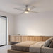Myhouse Lighting Generation Lighting - 4LNI52BSAWD - 52" Ceiling Fan - Loni - Brushed Steel