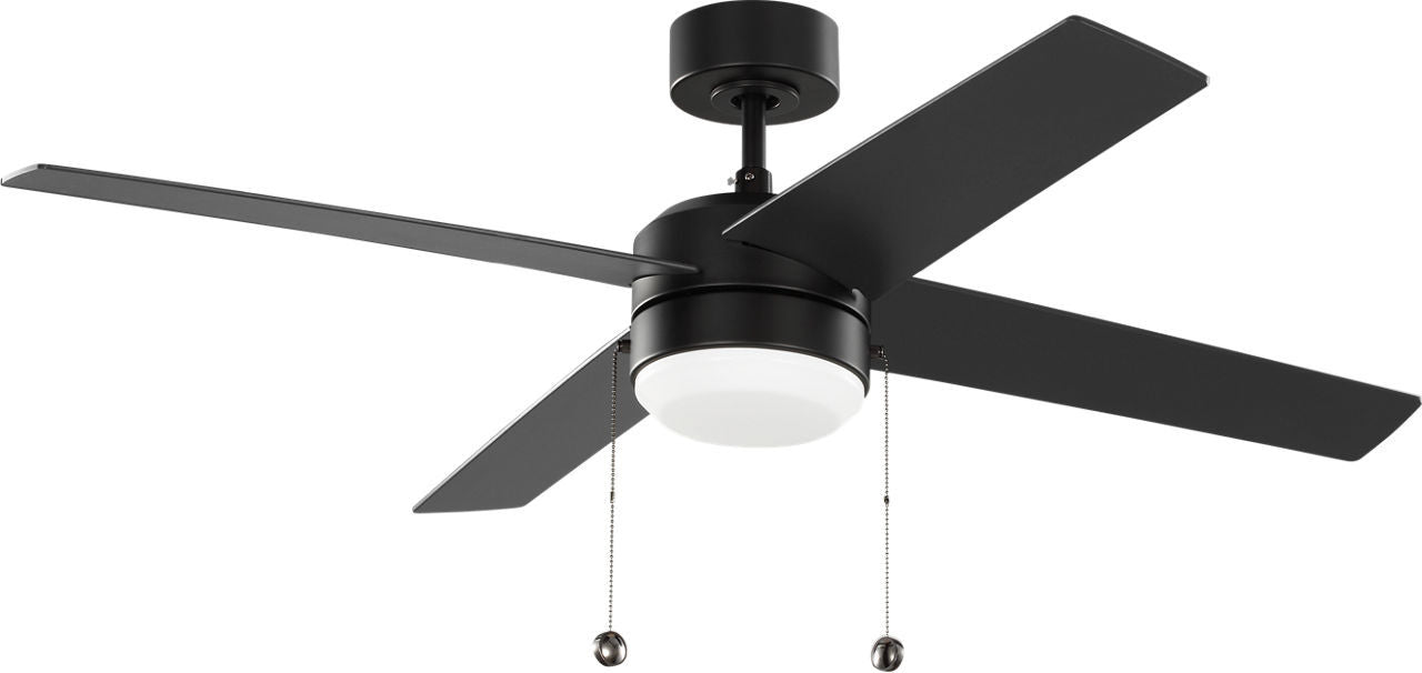 Myhouse Lighting Generation Lighting - 4LNI52MBKAWD - 52" Ceiling Fan - Loni - Midnight Black