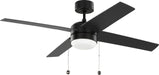 Myhouse Lighting Generation Lighting - 4LNI52MBKAWD - 52" Ceiling Fan - Loni - Midnight Black