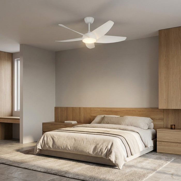 Myhouse Lighting Generation Lighting - 5ARKSM52RZWD - 52" Ceiling Fan - Arkdale - Matte White