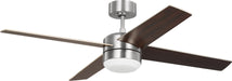 Myhouse Lighting Generation Lighting - 4LNIR52BSAWD - 52" Ceiling Fan - Loni - Brushed Steel