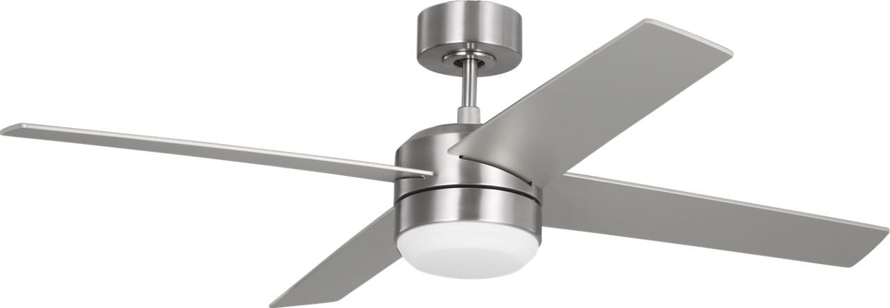 Myhouse Lighting Generation Lighting - 4LNIR52BSAWD - 52" Ceiling Fan - Loni - Brushed Steel