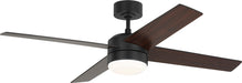 Myhouse Lighting Generation Lighting - 4LNIR52MBKAWD - 52" Ceiling Fan - Loni - Midnight Black