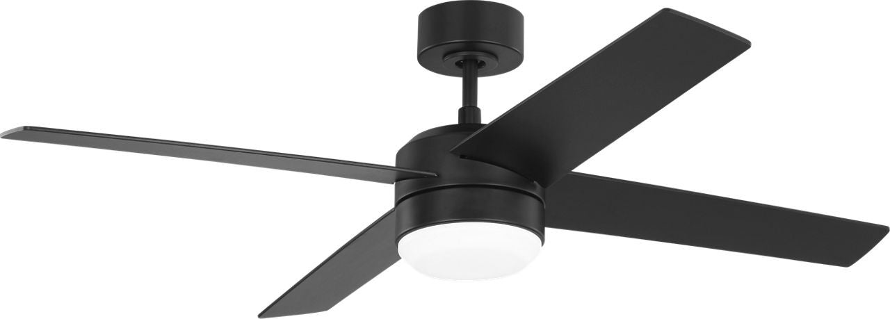 Myhouse Lighting Generation Lighting - 4LNIR52MBKAWD - 52" Ceiling Fan - Loni - Midnight Black