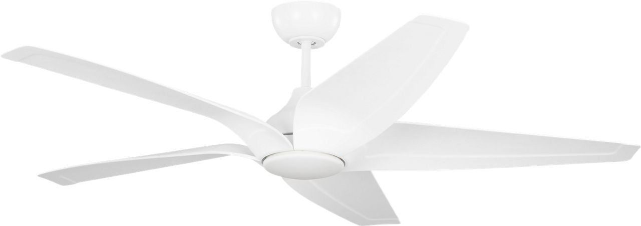 Myhouse Lighting Generation Lighting - 5DLWCSM56RZWD - 56" Ceiling Fan - Dellwood - Matte White