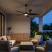 Myhouse Lighting Generation Lighting - 5DLWCSM56MBKD - 56" Ceiling Fan - Dellwood - Midnight Black
