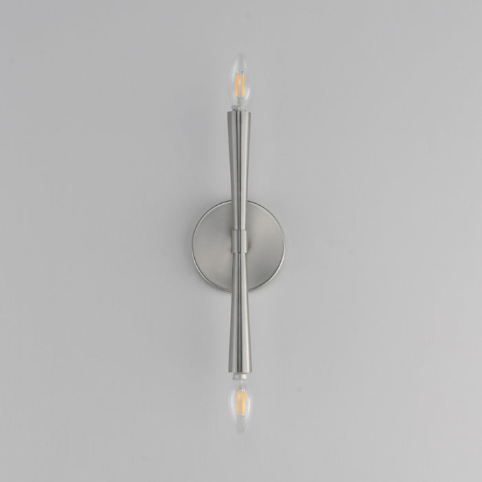 Myhouse Lighting Maxim - 24620SN - Two Light Wall Sconce - Rome - Satin Nickel