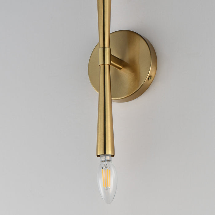 Myhouse Lighting Maxim - 24620SBR - Two Light Wall Sconce - Rome - Satin Brass