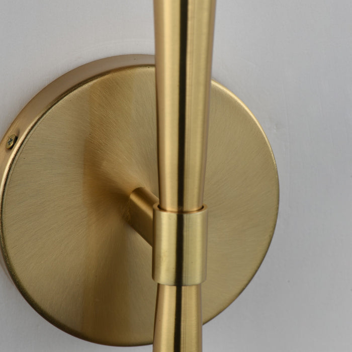 Myhouse Lighting Maxim - 24620SBR - Two Light Wall Sconce - Rome - Satin Brass