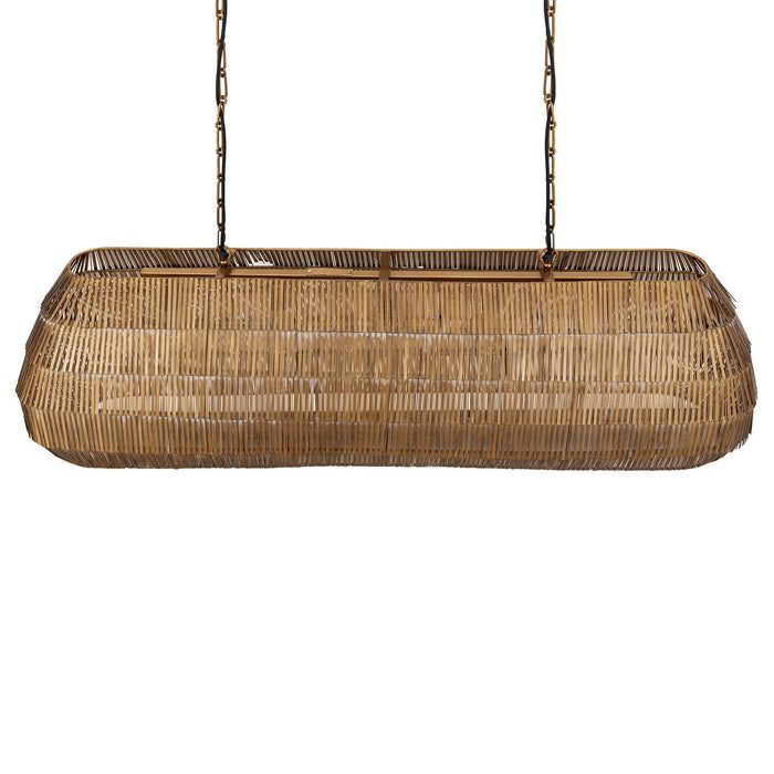 Myhouse Lighting Maxim - 29185AB - Five Light Linear Pendant - Gilda - Antique Brass