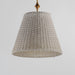 Myhouse Lighting Maxim - 21487WWTNAB - One Light Pendant - Baja - Natural Aged Brass