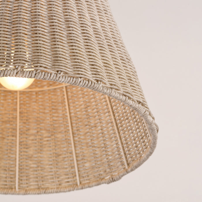 Myhouse Lighting Maxim - 21487WWTNAB - One Light Pendant - Baja - Natural Aged Brass