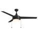 Myhouse Lighting Maxim - 88793BK - 52" Ceiling Fan - Trio - Black
