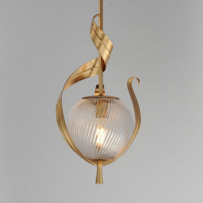 Myhouse Lighting Maxim - 28712CRGL - One Light Pendant - Firenze - Gold Leaf