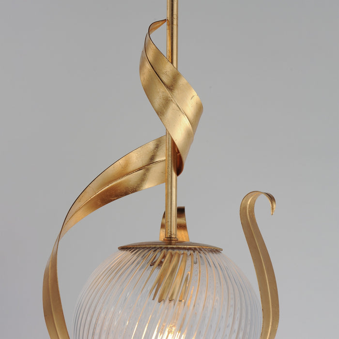 Myhouse Lighting Maxim - 28712CRGL - One Light Pendant - Firenze - Gold Leaf