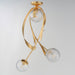 Myhouse Lighting Maxim - 28714CRGL - Three Light Flush Mount - Firenze - Gold Leaf