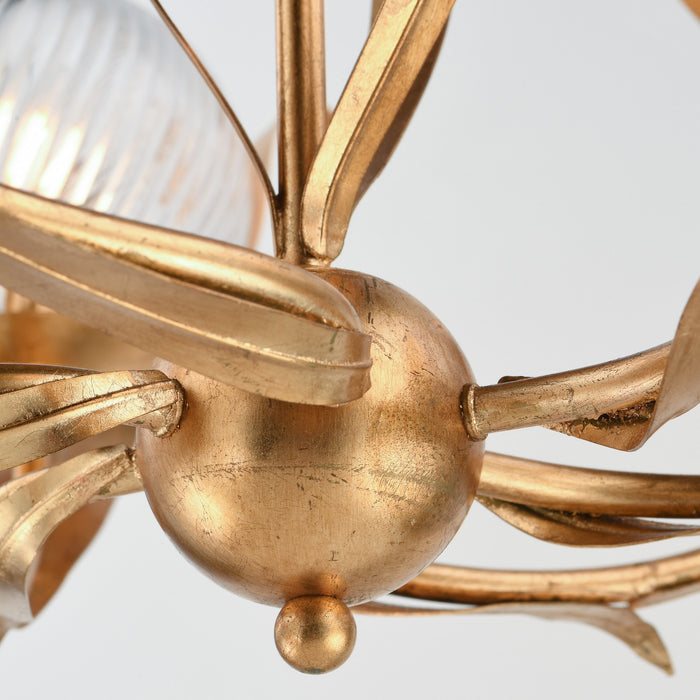 Myhouse Lighting Maxim - 28716CRGL - Six Light Chandelier - Firenze - Gold Leaf