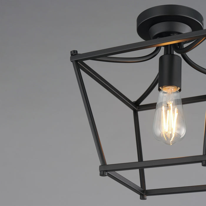 Myhouse Lighting Maxim - 25311BK - One Light Pendant / Semi-Flush - Clifton - Black
