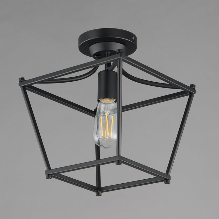 Myhouse Lighting Maxim - 25311BK - One Light Pendant / Semi-Flush - Clifton - Black