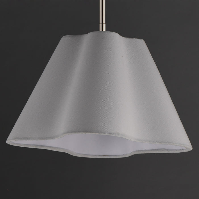 Myhouse Lighting Maxim - 18101WTPN - One Light Pendant - Saxon - Polished Nickel