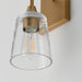 Myhouse Lighting Maxim - 12881CLNAB - One Light Wall Sconce - Hudson - Natural Aged Brass