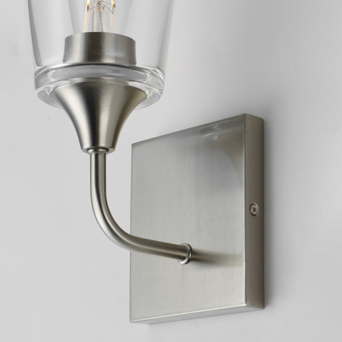 Myhouse Lighting Maxim - 12881CLSN - One Light Wall Sconce - Hudson - Satin Nickel