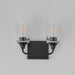 Myhouse Lighting Maxim - 12882CLBK - Two Light Bath Vanity - Hudson - Black
