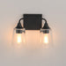 Myhouse Lighting Maxim - 12882CLBK - Two Light Bath Vanity - Hudson - Black