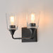 Myhouse Lighting Maxim - 12882CLBK - Two Light Bath Vanity - Hudson - Black