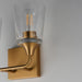 Myhouse Lighting Maxim - 12882CLNAB - Two Light Bath Vanity - Hudson - Natural Aged Brass