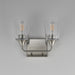 Myhouse Lighting Maxim - 12882CLSN - Two Light Bath Vanity - Hudson - Satin Nickel