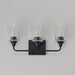 Myhouse Lighting Maxim - 12883CLBK - Three Light Bath Vanity - Hudson - Black