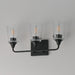 Myhouse Lighting Maxim - 12883CLBK - Three Light Bath Vanity - Hudson - Black
