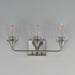 Myhouse Lighting Maxim - 12883CLSN - Three Light Bath Vanity - Hudson - Satin Nickel