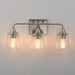 Myhouse Lighting Maxim - 12883CLSN - Three Light Bath Vanity - Hudson - Satin Nickel