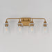 Myhouse Lighting Maxim - 12884CLNAB - Four Light Bath Vanity - Hudson - Natural Aged Brass